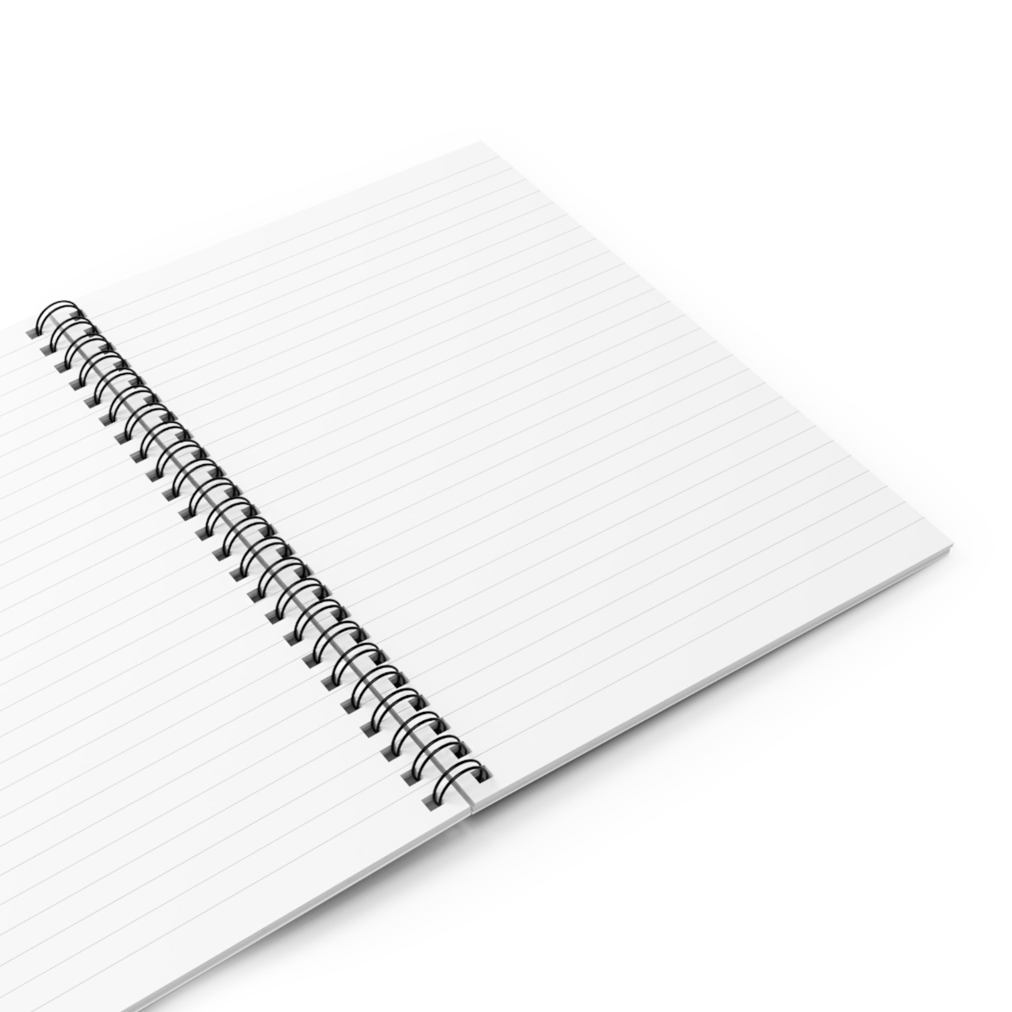 Never Let Fear Spiral Notebook - Ruled Line