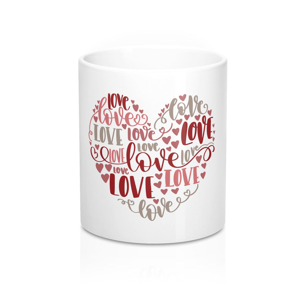 Love Heart Ceramic 11oz Mug - Inspired By Savy