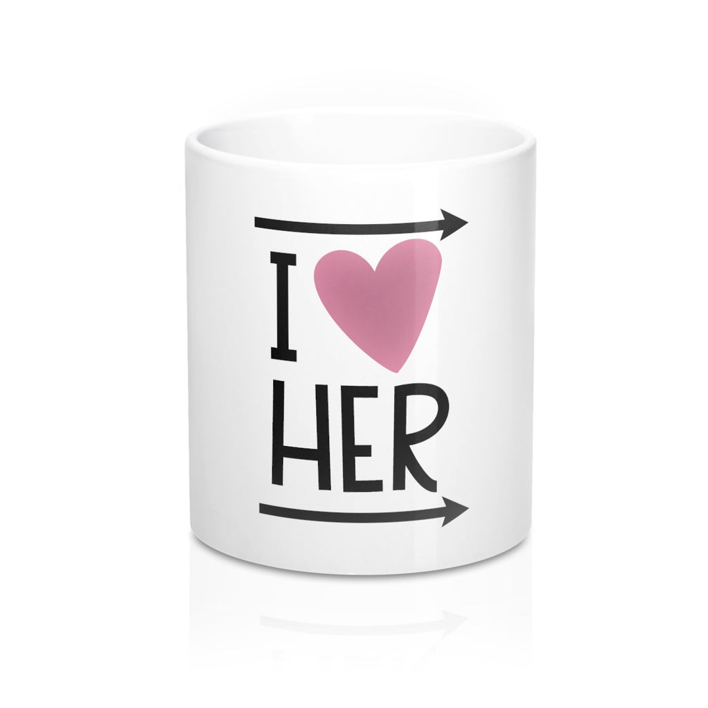 I Love Her 11oz Ceramic Mug - Inspired By Savy
