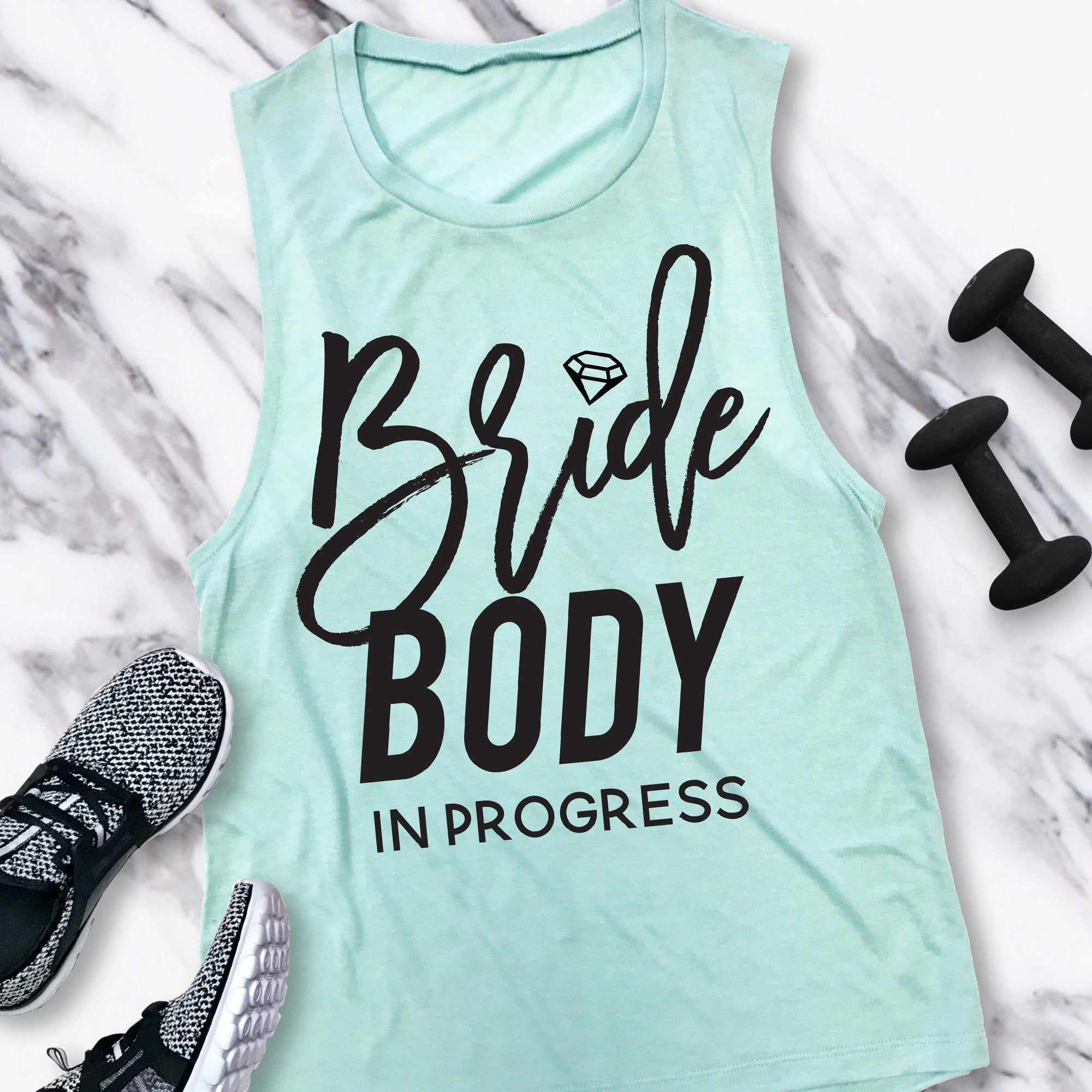 Bride Body In Progress Muscle Tank