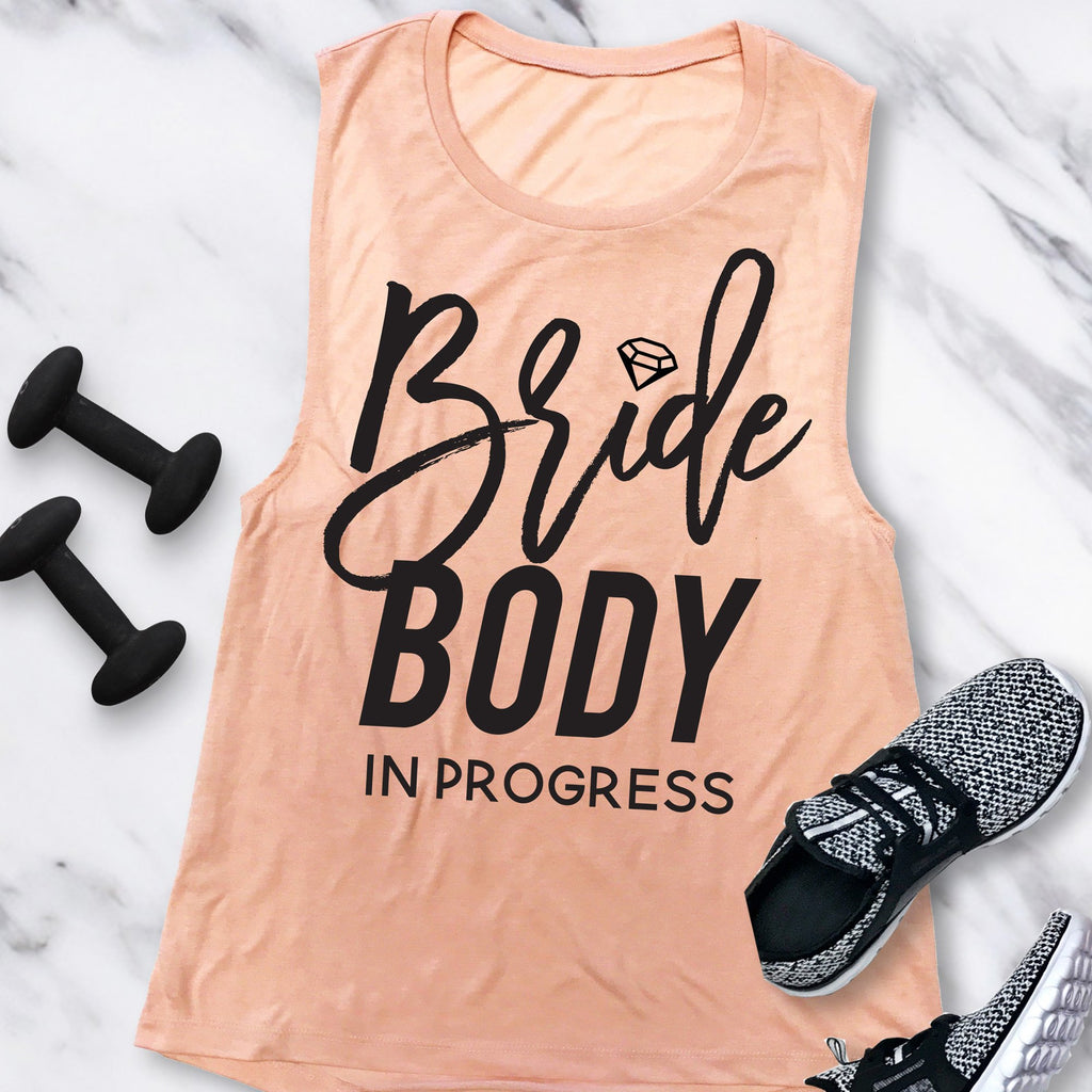 Bride Body In Progress Muscle Tank