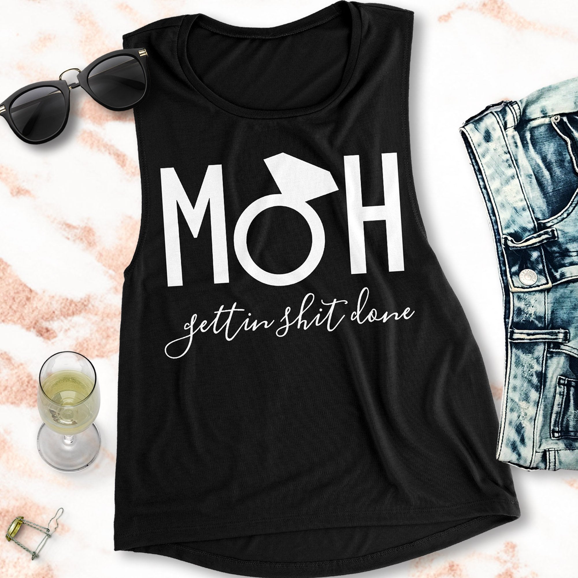 MOH Gettin $hit Done Muscle Tank Top