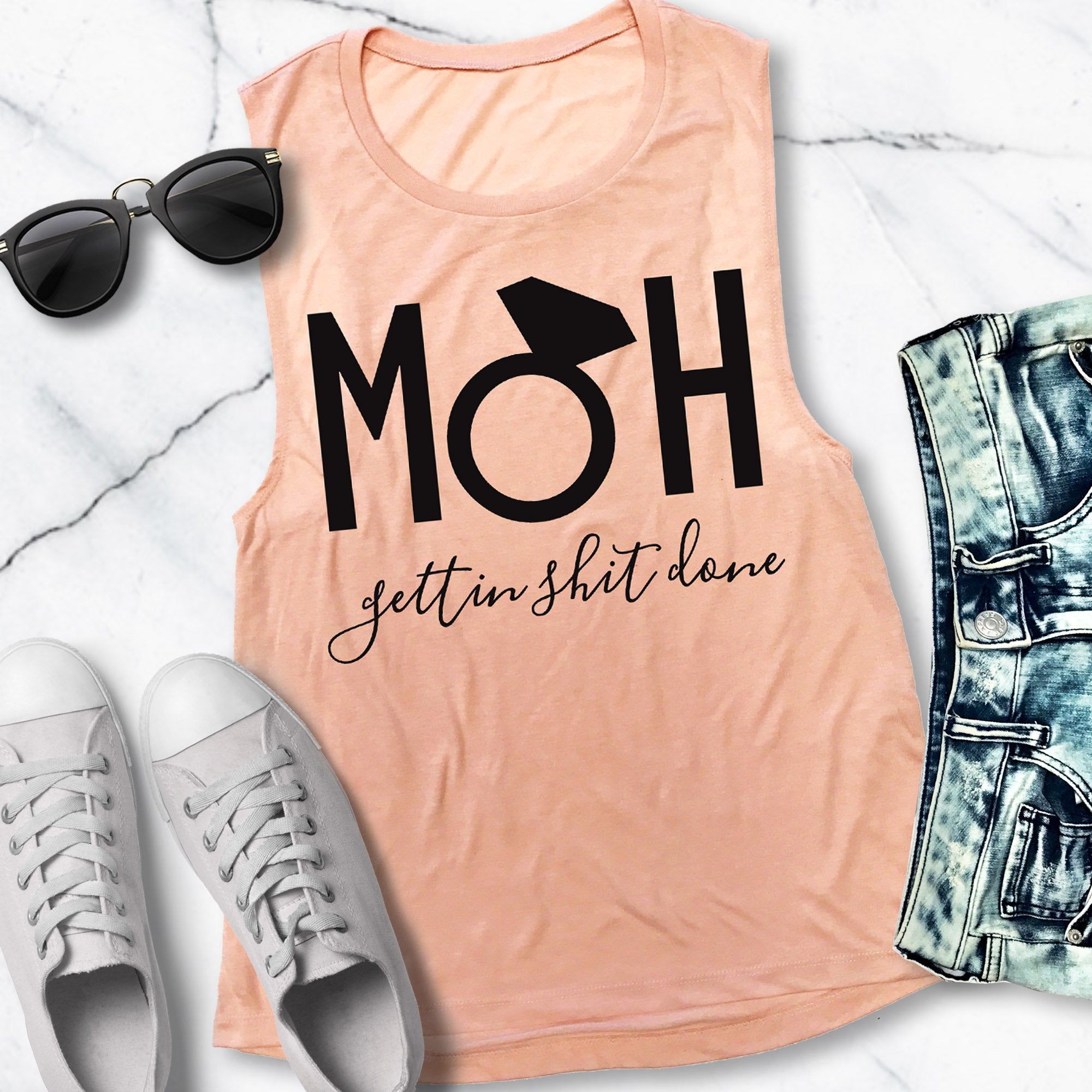 MOH Gettin $hit Done Muscle Tank Top