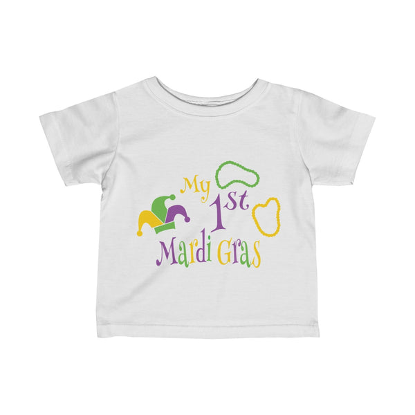 My 1st Mardi Gras Infant Fine Jersey Tee - Inspired By Savy