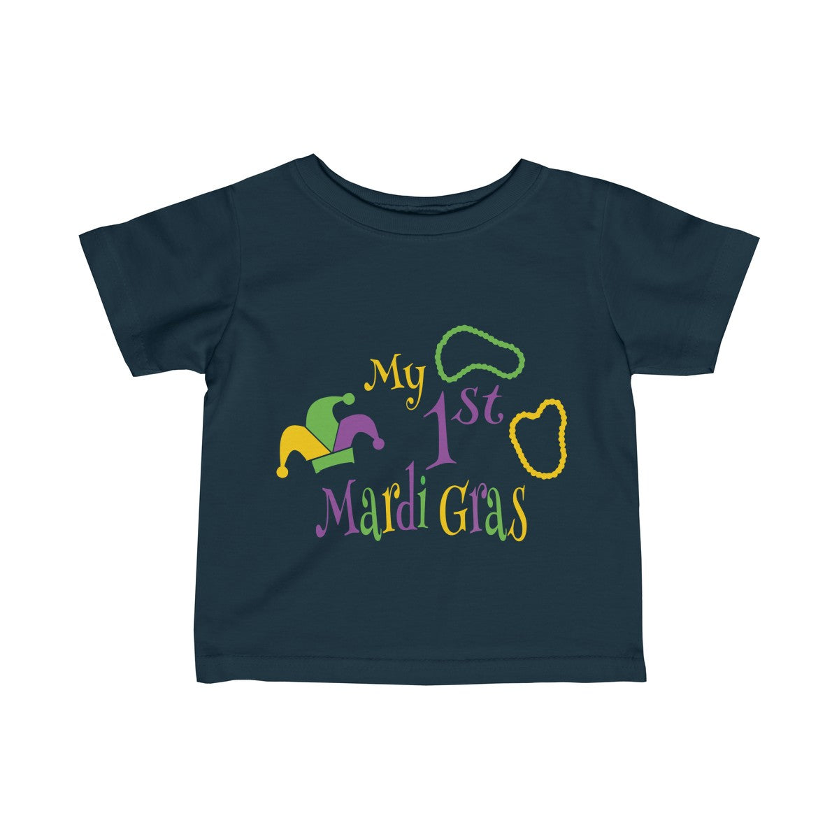 My 1st Mardi Gras Infant Fine Jersey Tee - Inspired By Savy