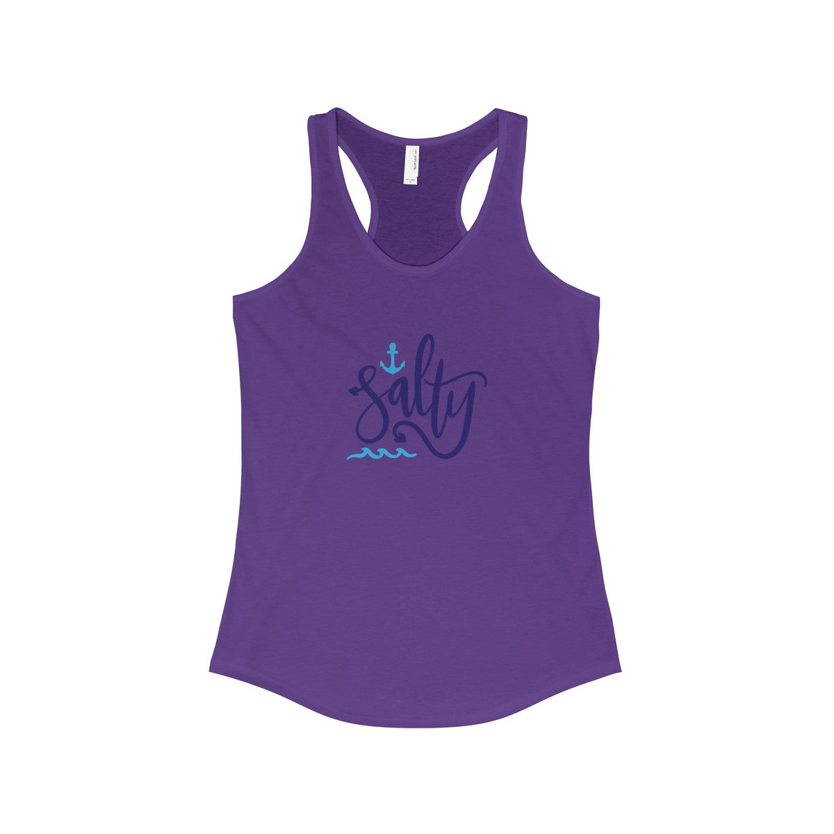 Salty Women's The Ideal Racerback Slim Fit Tank - Inspired By Savy