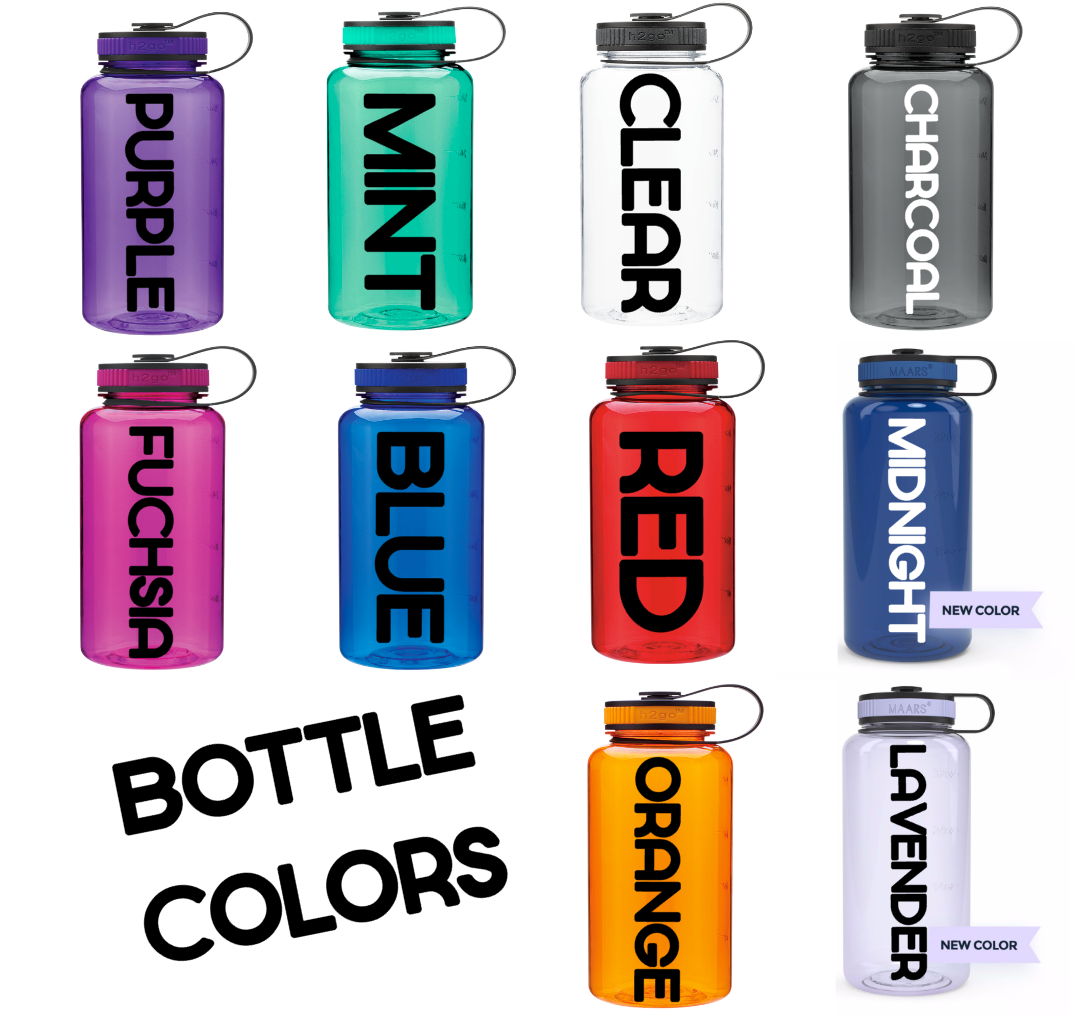 Hustle Hard Pray Harder Water Bottle | 34oz