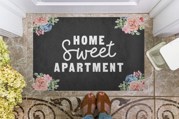 Home Sweet Apartment Welcome Mat